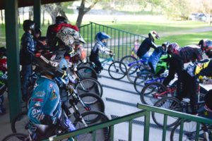 Getting ready to race - Pineview Park BMX
